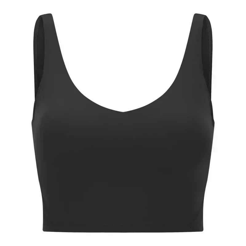 Lemon Light Support Women Cropped Length Tank Top Four-way Stretch Built-in Shelf Vest Yoga Shirt Feels Weightless Sport Bra