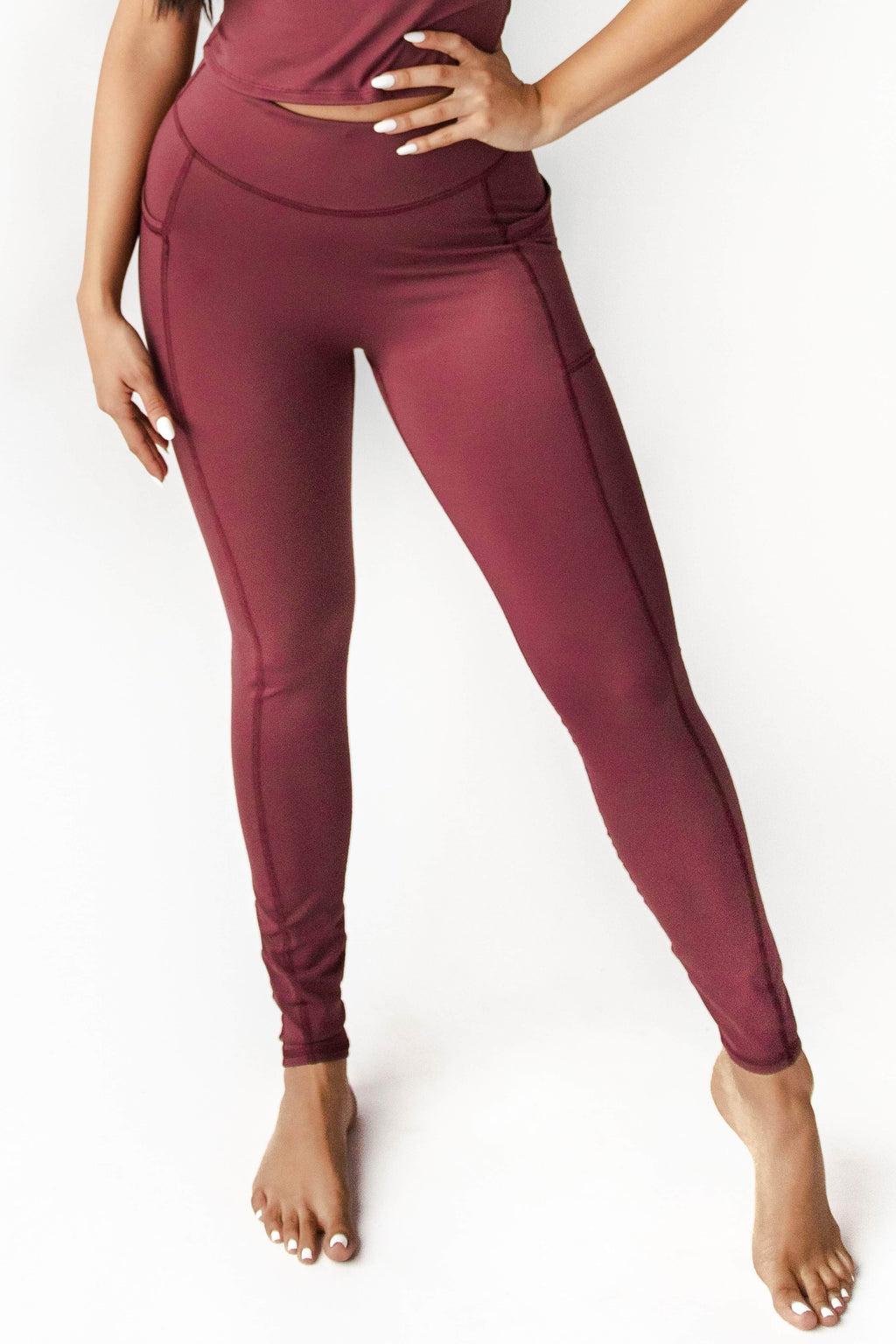 Nonstop Legging - Maroon