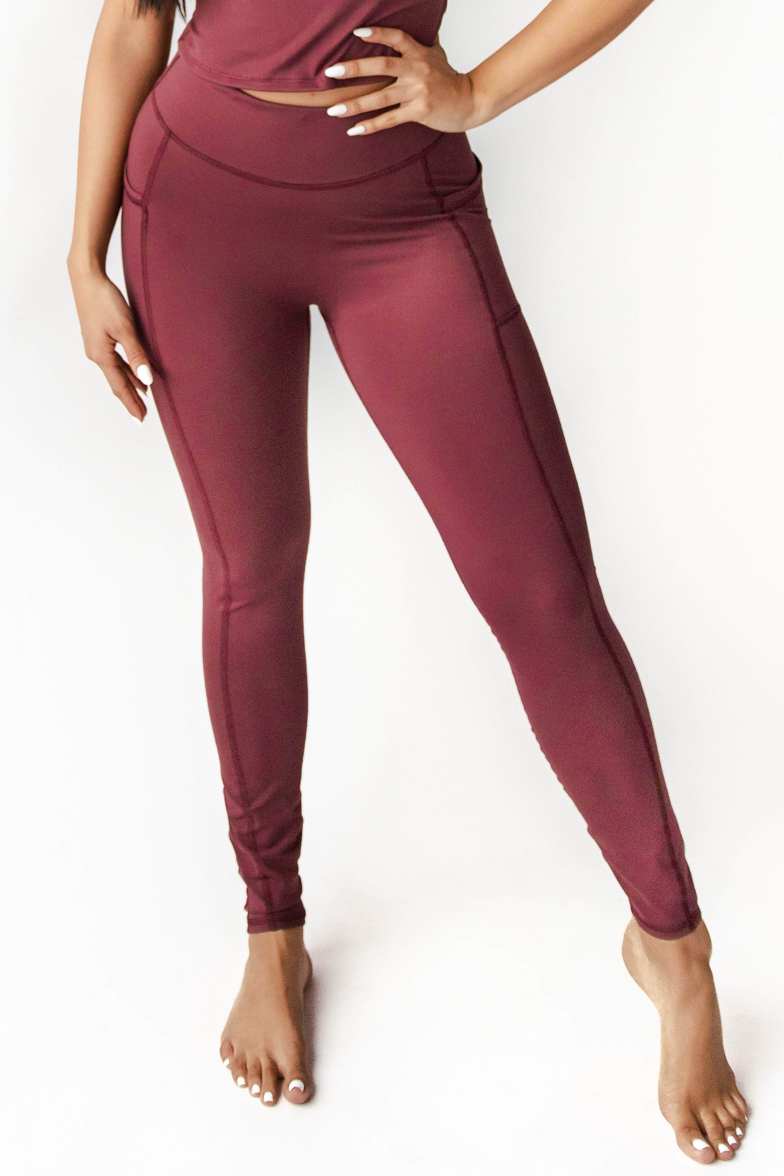 Nonstop Legging - Maroon