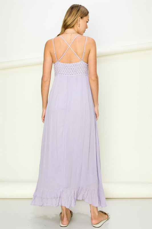 HYFVE In Love Bustier Lace Maxi Dress