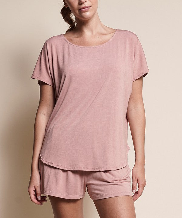 Fabina Bamboo Casual Dolman Sleeve Top