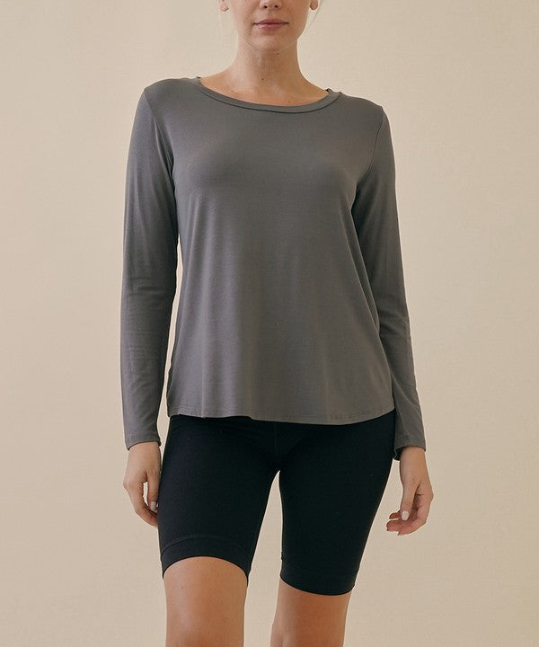 Fabina Bamboo Classic Long Sleeve Top