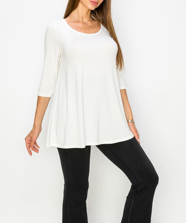 Fabina Bamboo Elbow Length Tunic