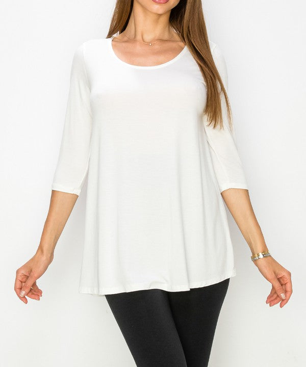 Fabina Bamboo Elbow Length Tunic