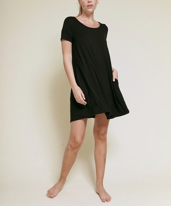 Fabina Bamboo Short Sleeve Dress