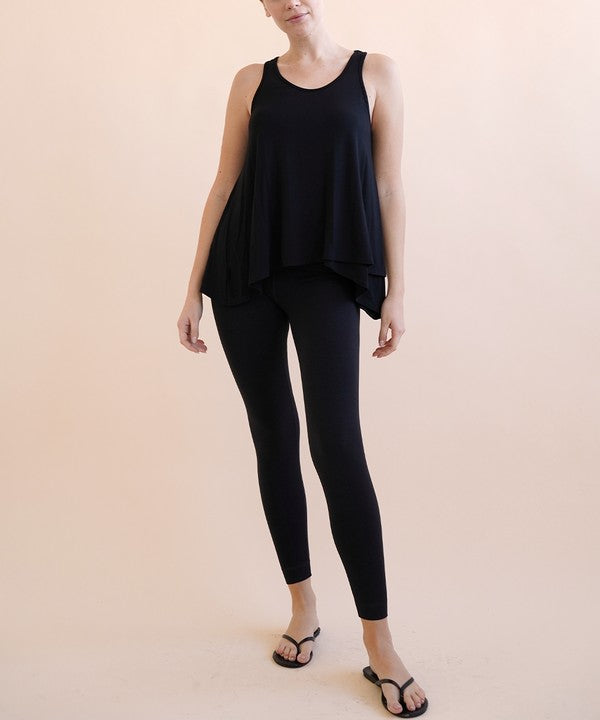 Fabina Bamboo Flared Tank Top