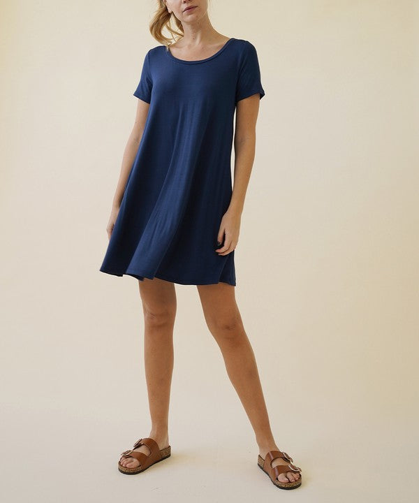 Fabina Bamboo Classic Short Sleeve Dress