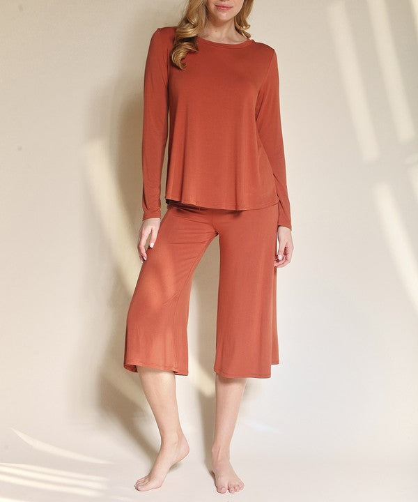 Fabina Bamboo Gaucho Pants