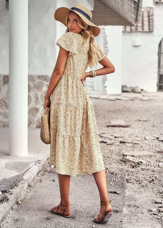 Miss Sparkling |Floral Dress