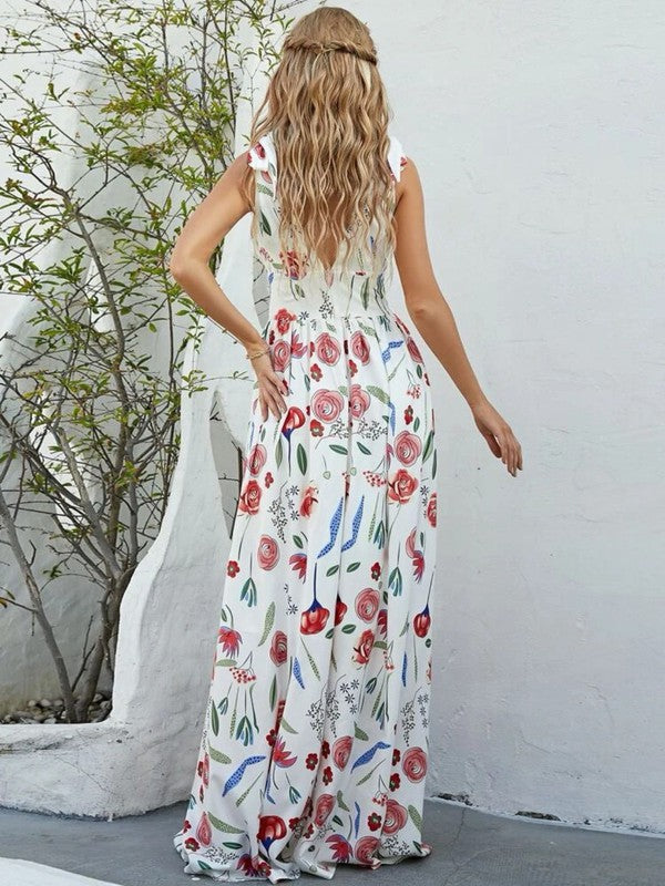 Miss Sparkling Floral Maxi Dress