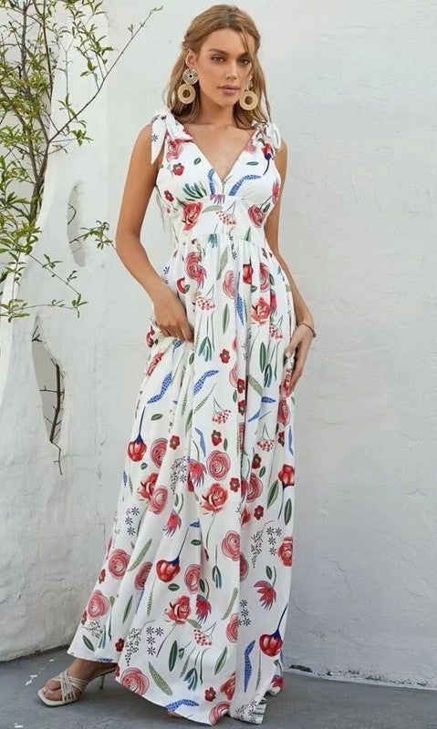 Miss Sparkling Floral Maxi Dress