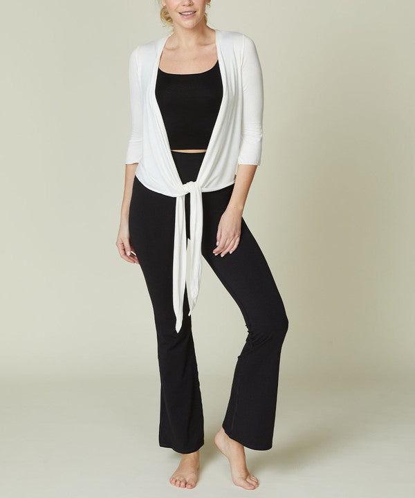 Fabina Bamboo Yoga Shrug Cardigan
