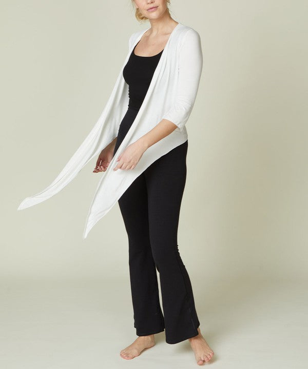 Fabina Bamboo Yoga Shrug Cardigan