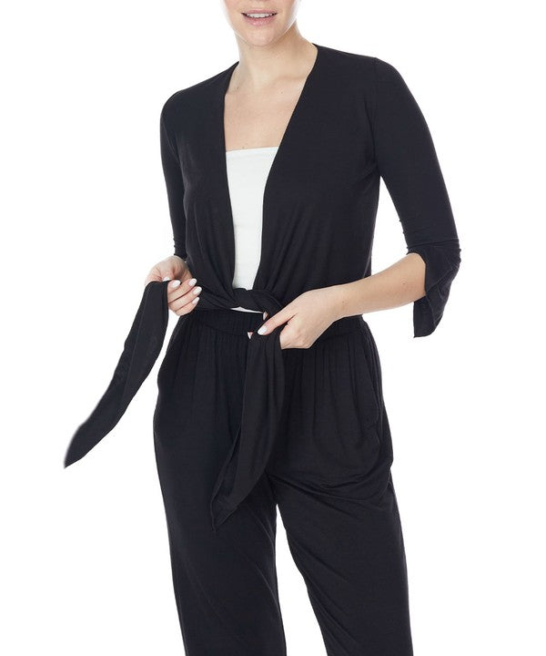 Fabina Bamboo Yoga Shrug Cardigan