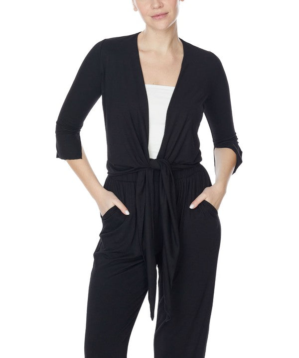 Fabina Bamboo Yoga Shrug Cardigan