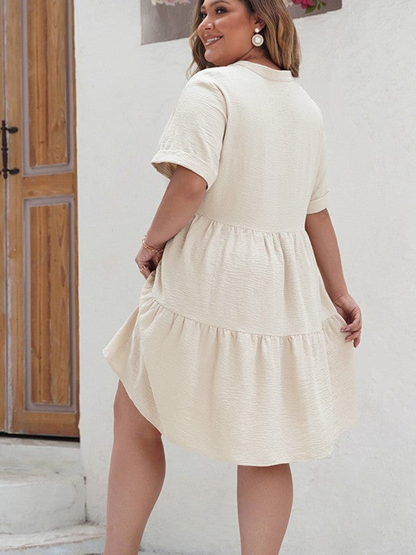 ClaudiaG Apparel Plus Size Sandy Dress