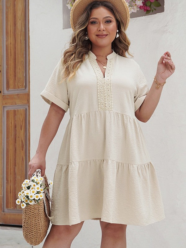 ClaudiaG Apparel Plus Size Sandy Dress