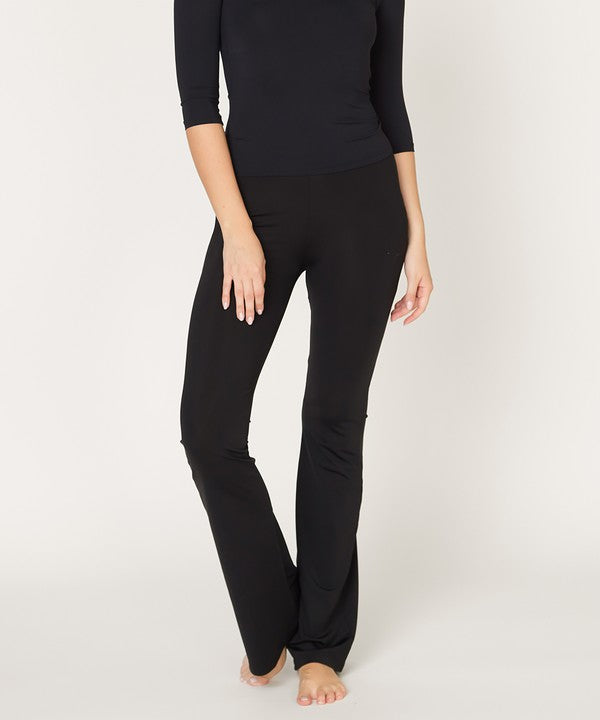 Fabina Bamboo Slim Bell Yoga Pants