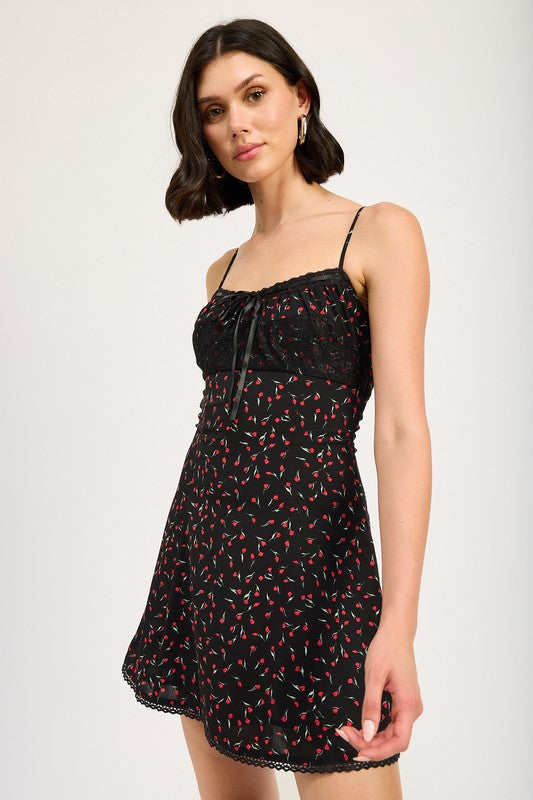 Emory Park | Lace Trim Slip Dress