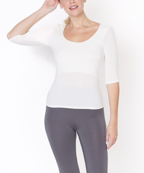 Fabina Bamboo Ballerina Yoga Top