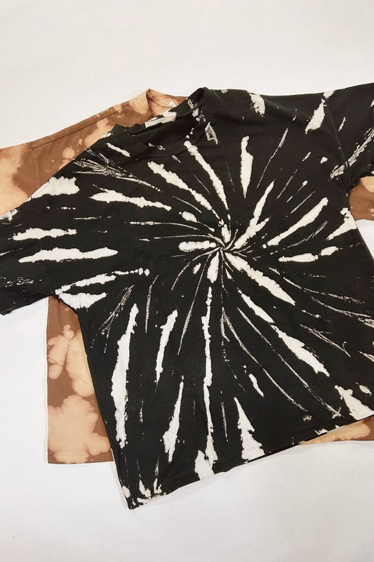 Fabina Print Washed T- Shirt - PLUS