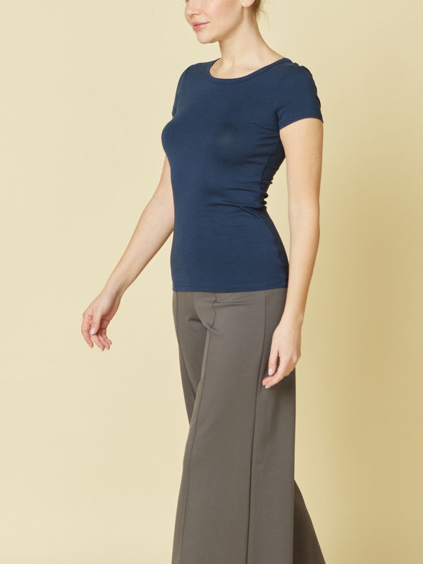 Fabina Bamboo Crewneck Top