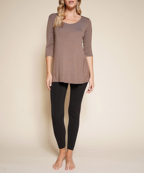Fabina Bamboo Elbow Length Tunic
