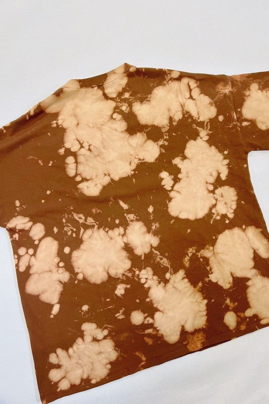 Fabina Print Washed T- Shirt - PLUS