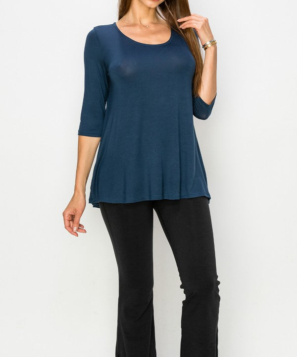 Fabina Bamboo Elbow Length Tunic