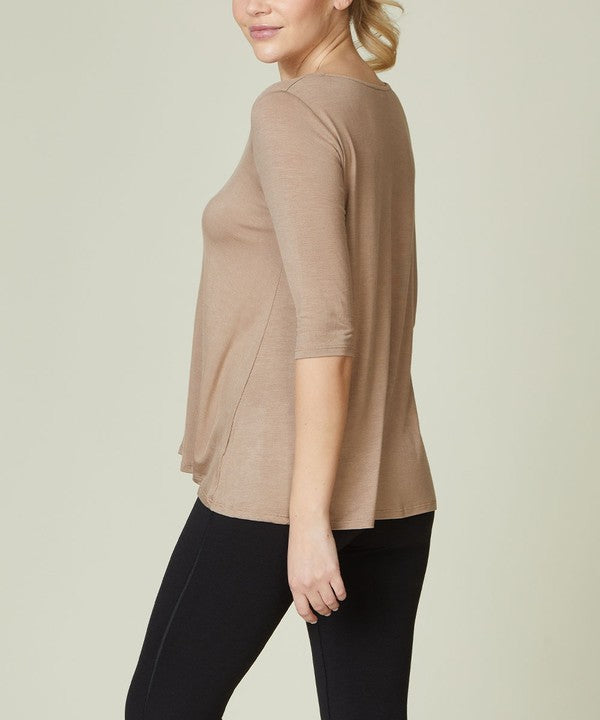 Fabina Bamboo Elbow Length Tunic