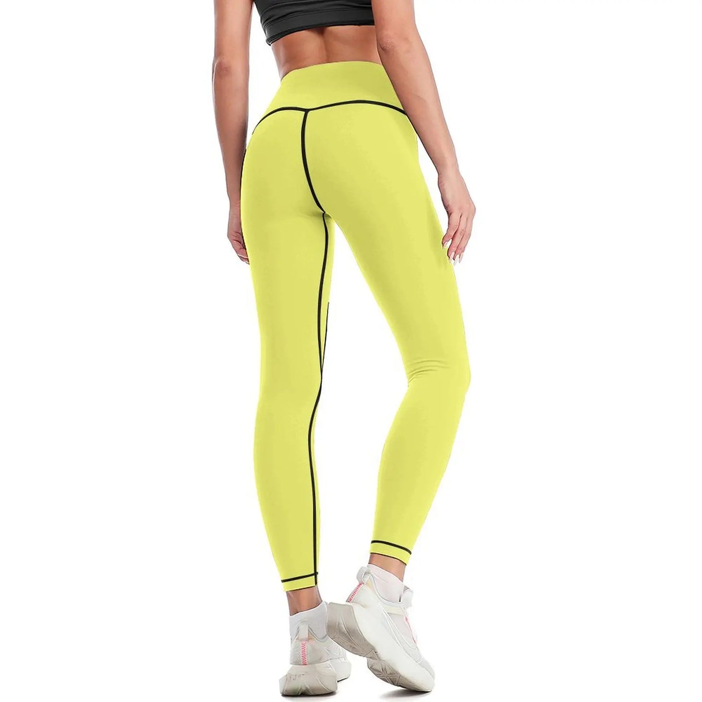 422. Laser Lemon Leggings flared Pants sport Womens Leggings