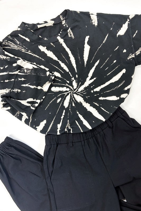 Fabina Print Washed T- Shirt - PLUS