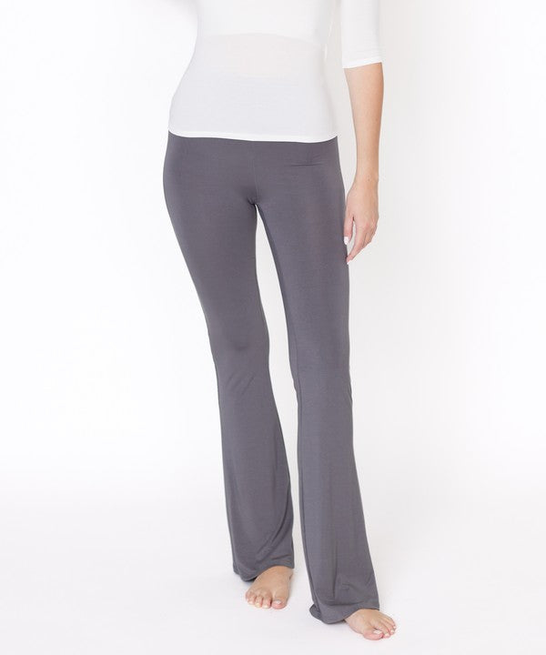 Fabina Bamboo Slim Bell Yoga Pants