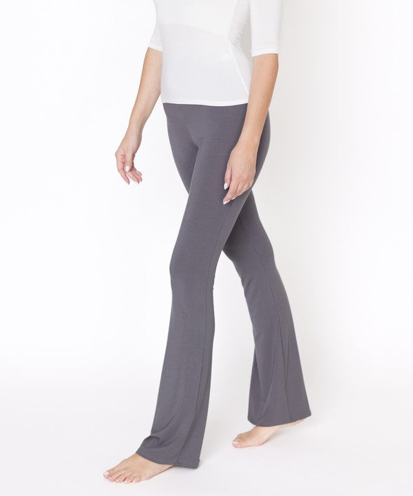Fabina Bamboo Slim Bell Yoga Pants